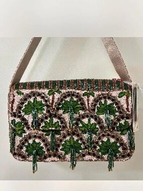 Embroidered Shoulder Bag